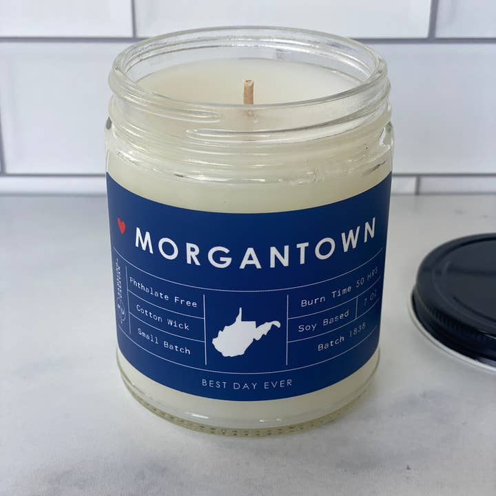 Classic Blue Morgantown, WV Candle for wholesale on Faire2