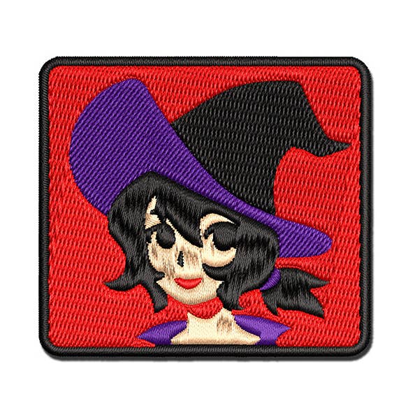 Sniggle Sloth - Wholesale Patch - Multi-Color Anime Witch Halloween Embroidered Iron-On Patch0