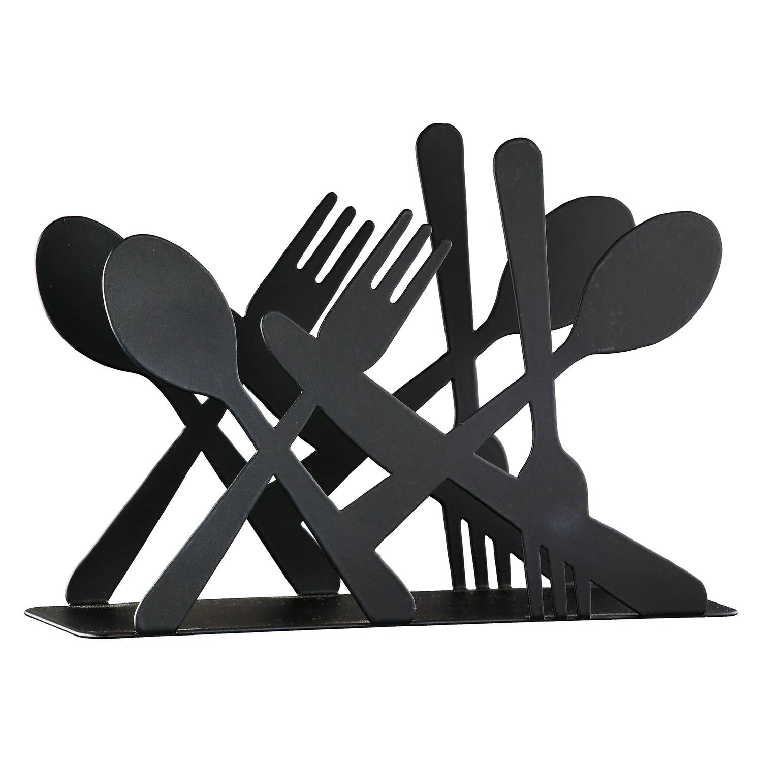 Napkin holder cutlery black H. 9.5 cm, PU 8 for wholesale on Faire2