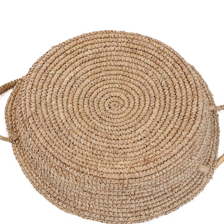 Bazar Bizar Living - Wholesale Basket - The Raffia Basket Trays - Natural - L6