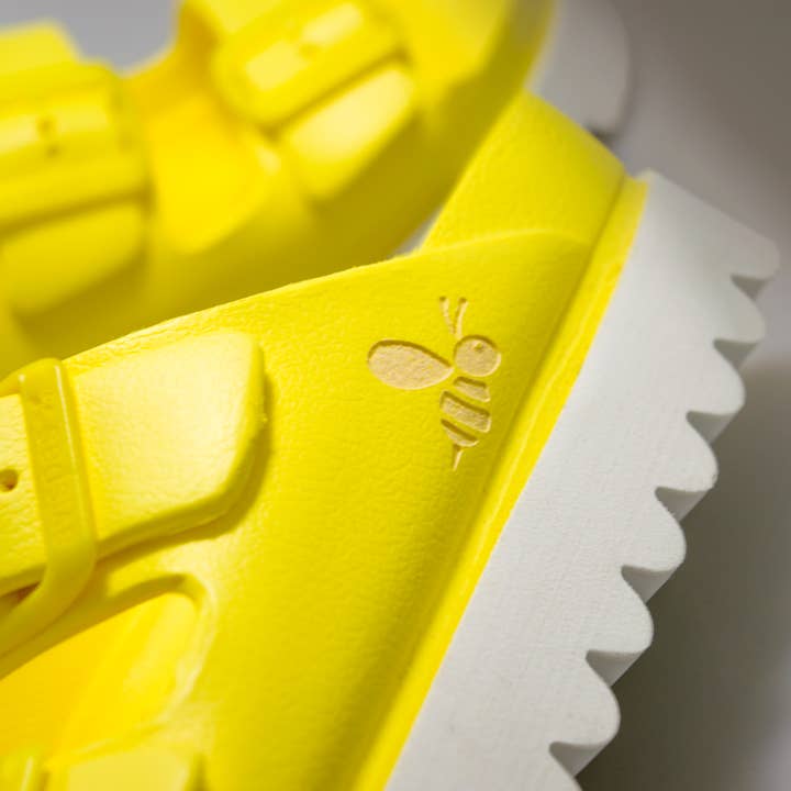 Avispas - Wholesale Sandals - Women's - Sunset Yellow. Vegan Sandals With Buckles And Platform5