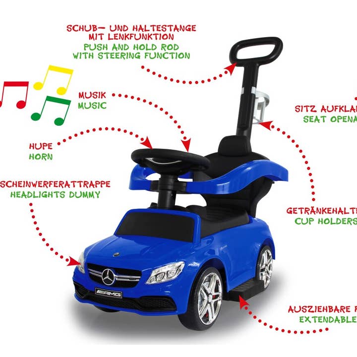 Mercedes-AMG C 63 blå 3in1 slide för wholesale av mhw24