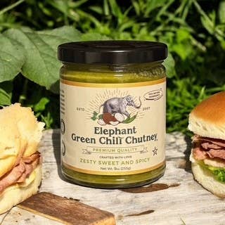 Elephant Green Chili Chutney – Engroshandel Chutney – Elefant Grøn Chili Chutney0