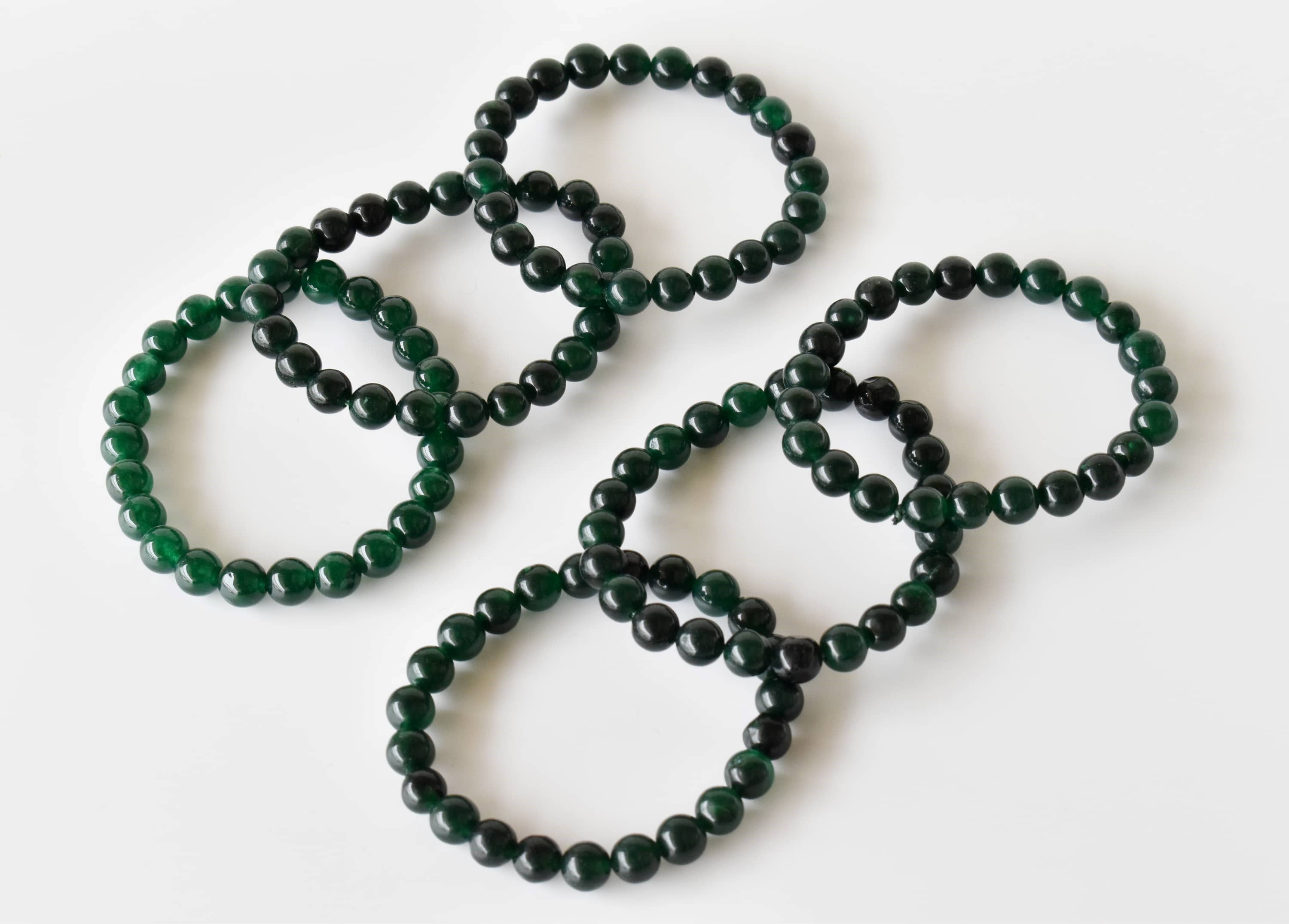 Soothing Crystals - Venta al por mayor Pulsera de cuentas - Pulsera de Cristal | Jade Verde | Pulsera de Piedra Curativa4