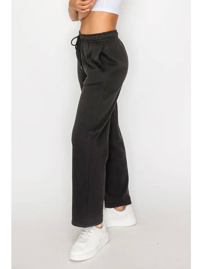 Color 5 – Großhandel Lounge-Trainingshose/-Jogginghose – Damen – Fleecegefütterte, gerade geschnittene, einfarbige Jogginghose mit Tasche2