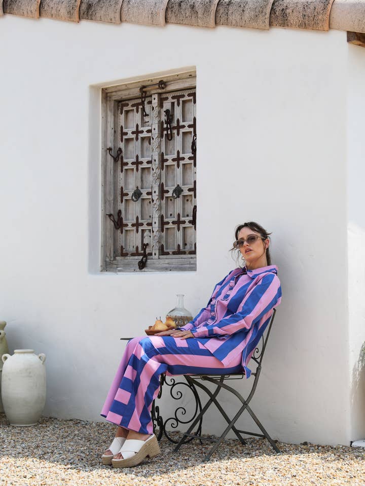 Frank & Dollys - Wholesale Button Down Shirt - Women's - Paloma Shirt - Marino13