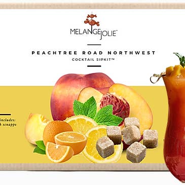 Melange Jolie Cocktail SipKits – Engroshandel DIY-drikkekit – Mélange Jolie Peachtree Road Northwest Cocktail SipKit -Case4