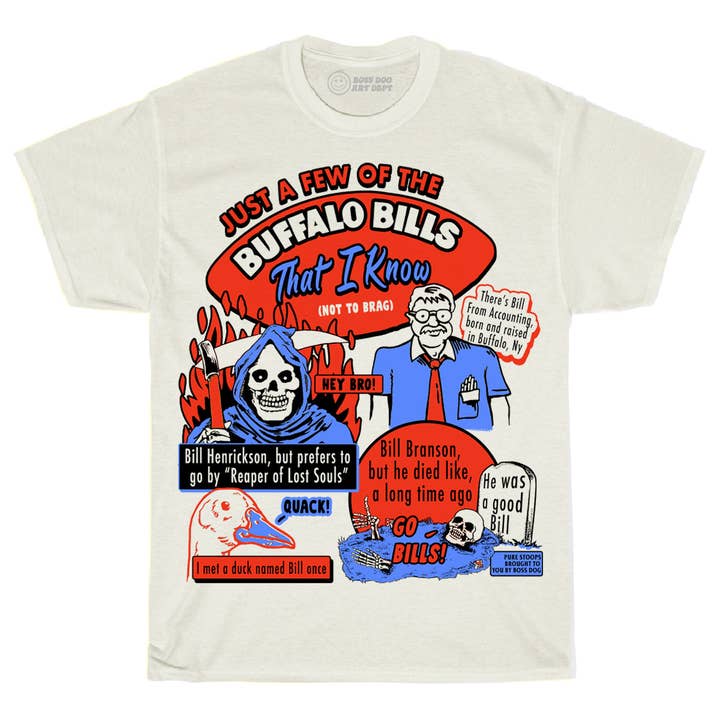 Maglietta Avorio Buffalo Bill per la vendita all'ingrosso da parte di Boss Dog