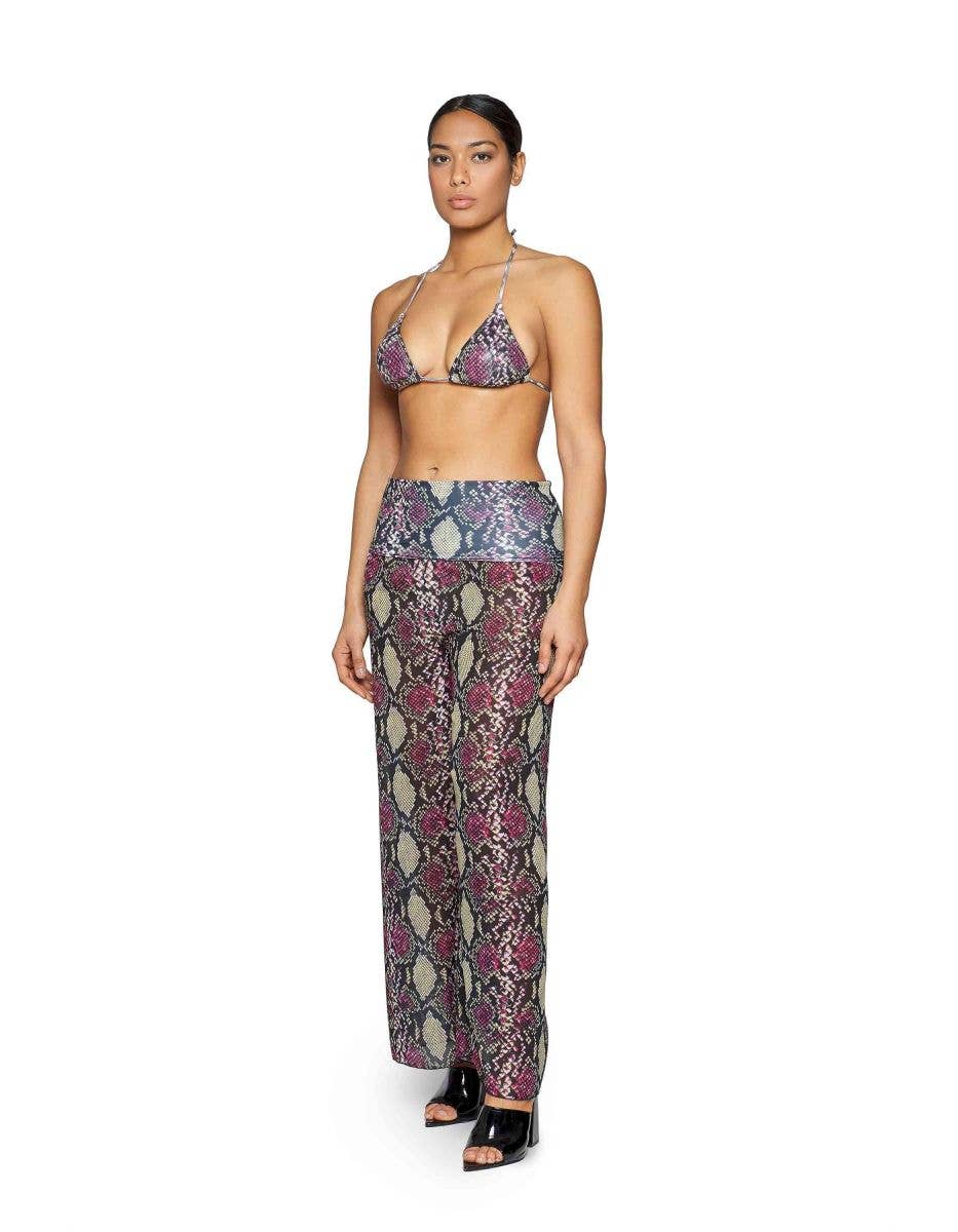 ACQUADICOCCO - Wholesale Pants - Women's - Pythoned pants1