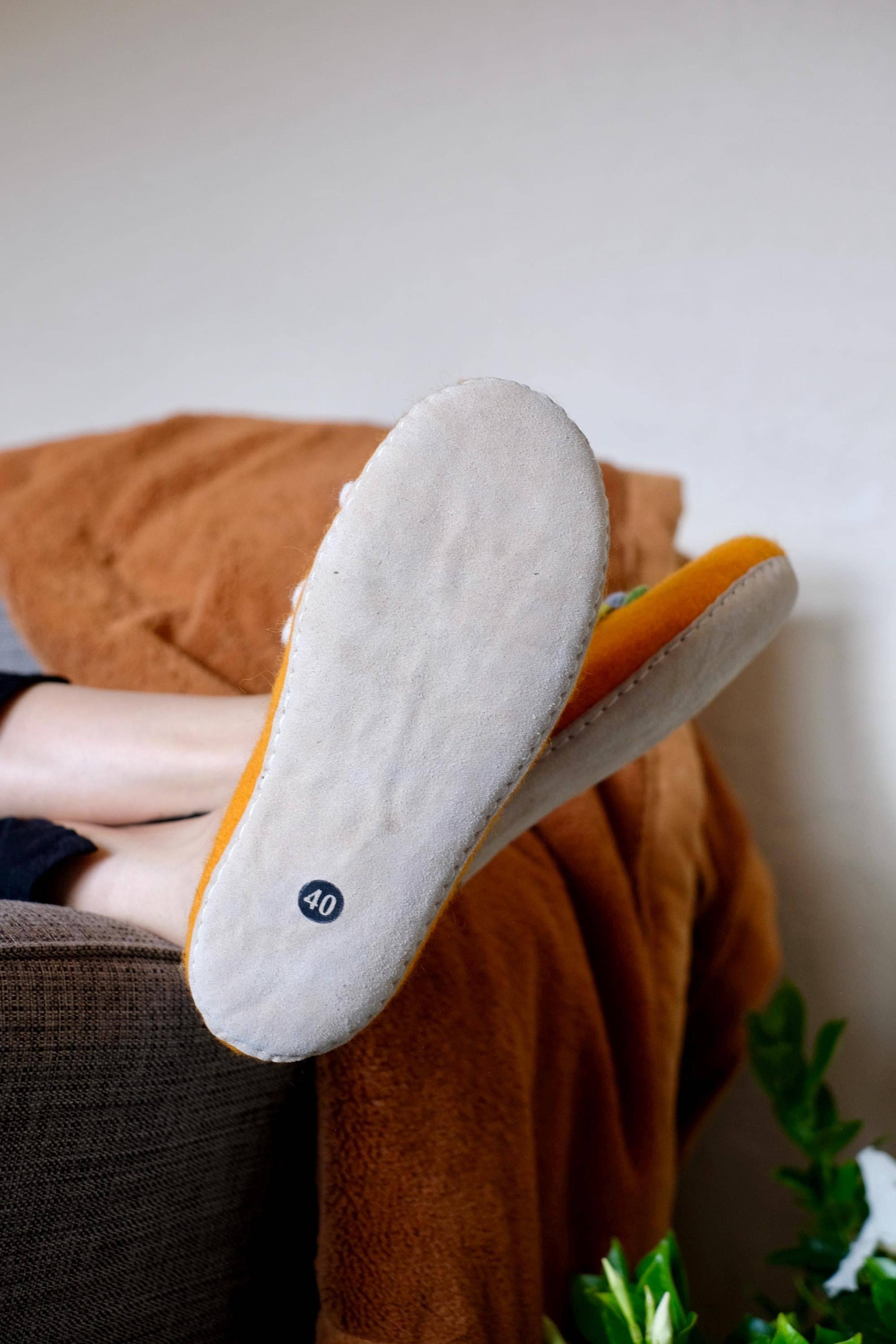 Fuzzy cove - Wholesale Slippers - Women's - Luxury Organic Merino Wool Slipper Slides | Women | Eco-Friendly Warmth, or Leather Foot Sole, Arch Support Home Cozy Comfort Gift5