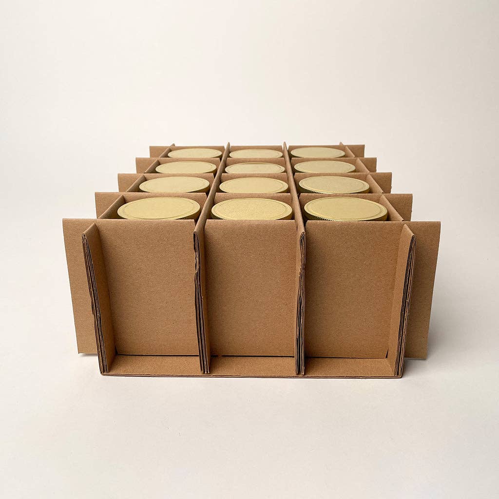 Flush Packaging - Wholesale Gift Box - 12 oz Canning Jar 12-Pack Shipping Box™4