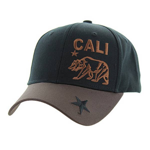 California Bear Cap – Casual Adjustable Hat for wholesale by S & J Gift Inc