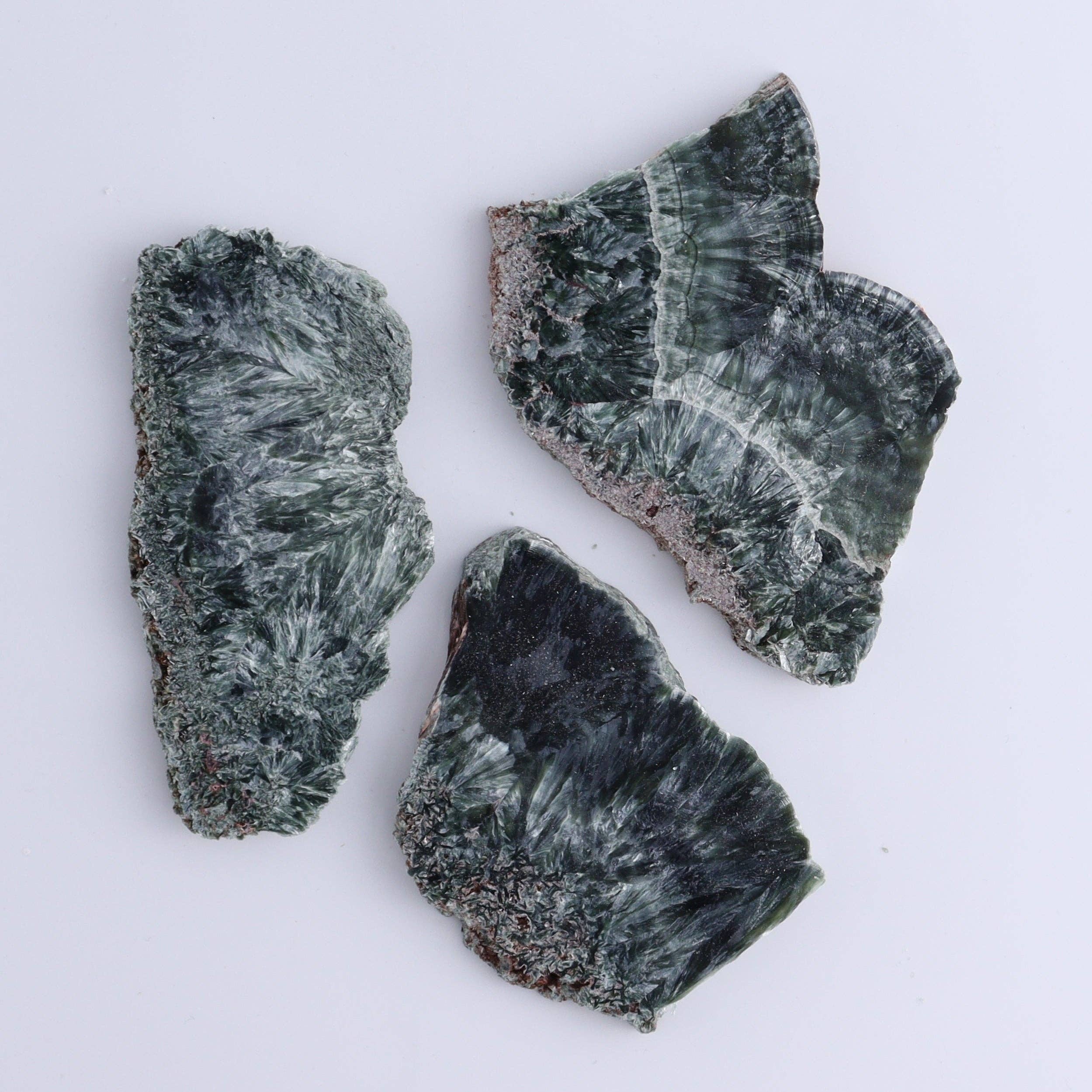 Mi Esperanza Minerals - Vendita all'ingrosso Pietra/cristallo spirituale - Set di 12 fette di serafinite1