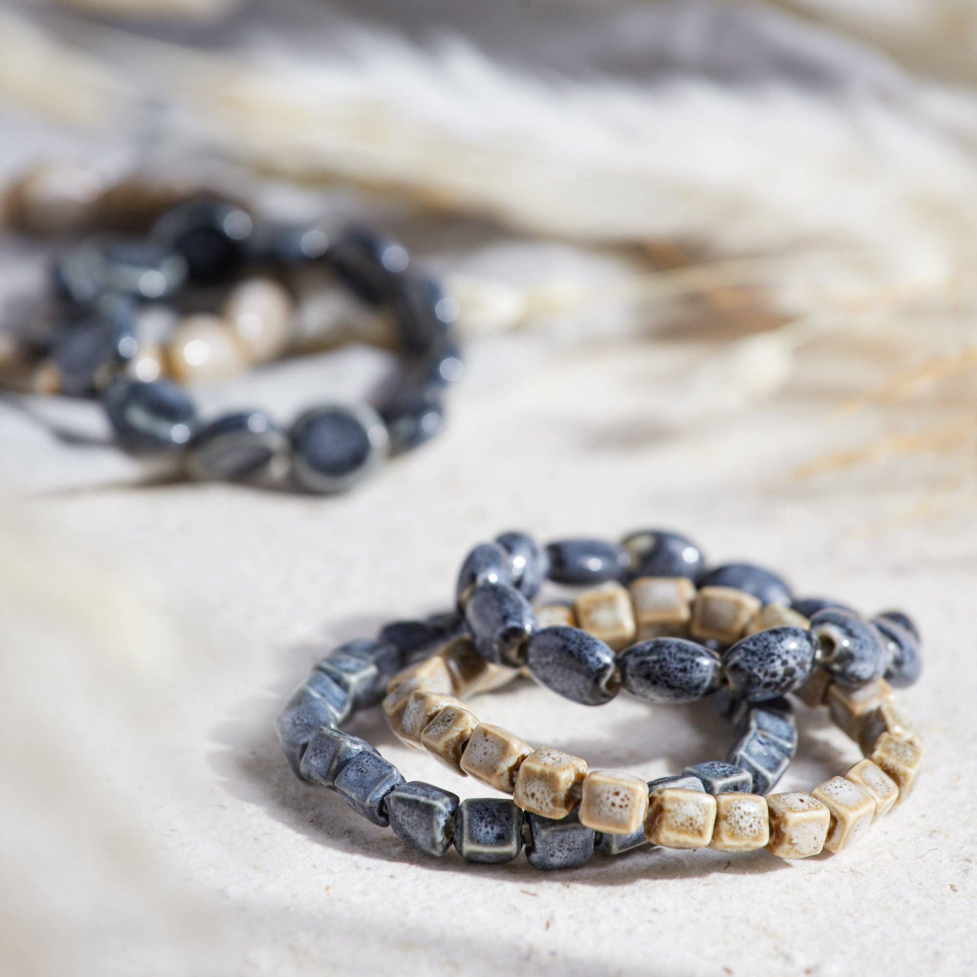 Hadley Wren - Wholesale Beaded Bracelet - All Shapes & Colors Clay Mini Bracelets - Assorted 24 Pack4