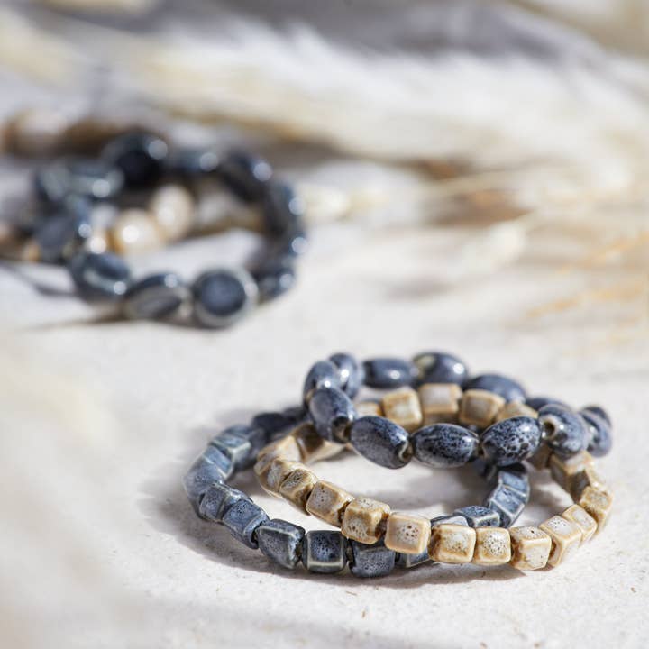 Hadley Wren - Wholesale Beaded Bracelet - All Shapes & Colors Clay Mini Bracelets - Assorted 24 Pack4