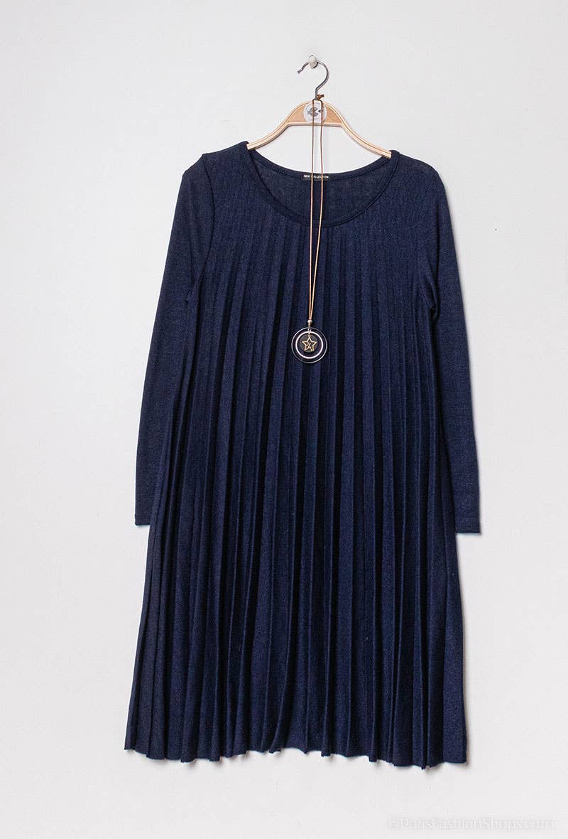 P&R STAR - Wholesale Dress - Women's - Pleated knit dress20