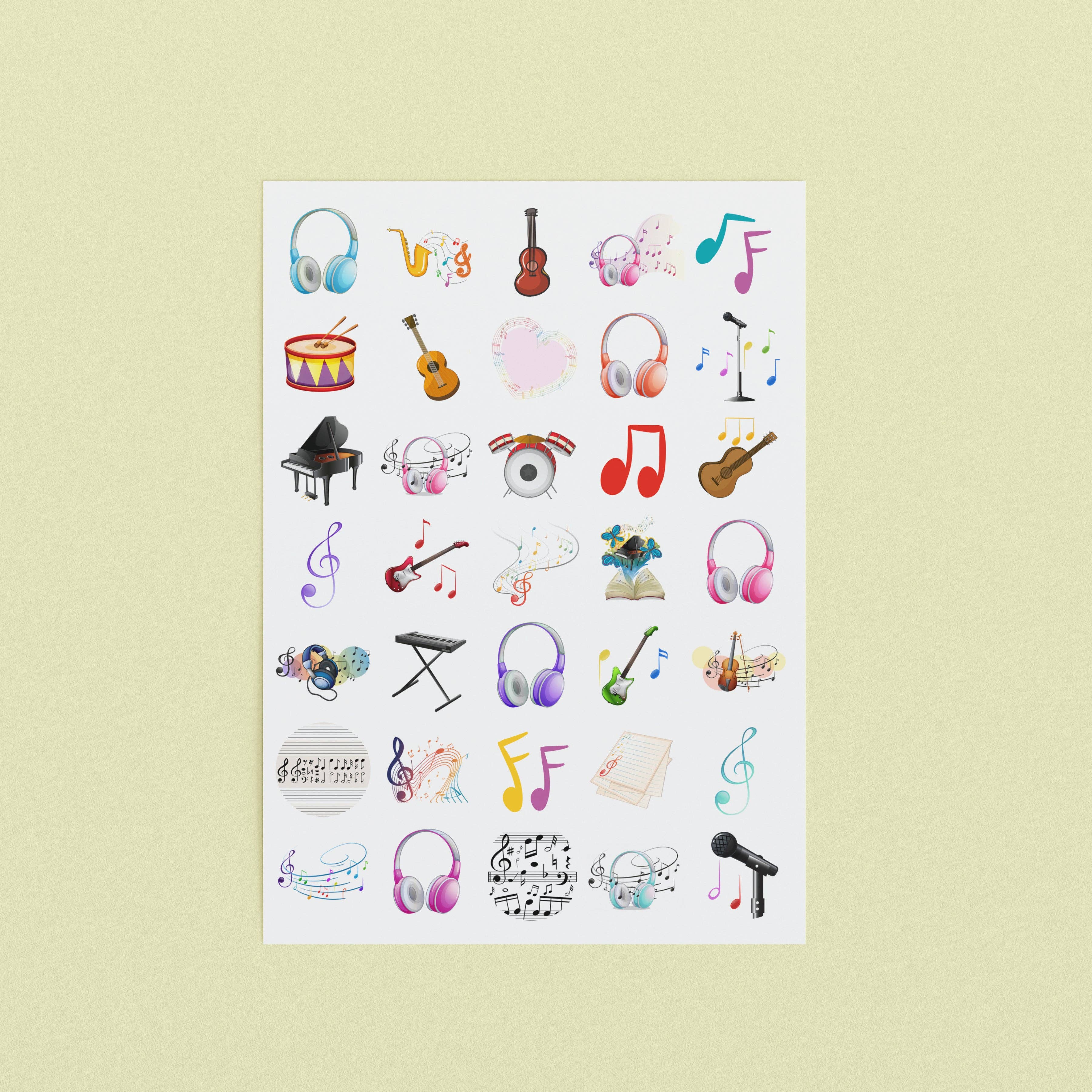 Sticker Varia - Wholesale Sticker - Sticker Sheet Music0
