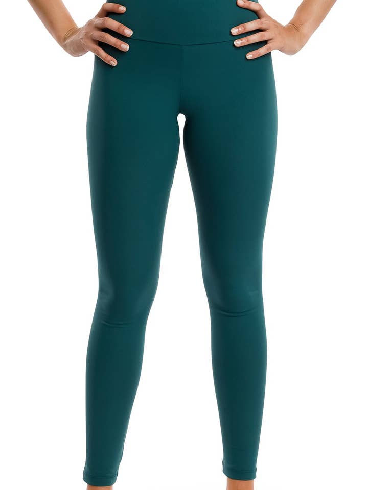 Teal Body Luxe Ultra High Waist Leggings for wholesale by Carra Lee Active