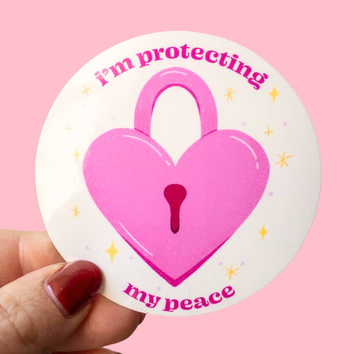 Skydda My Peace klistermärke för wholesale av Brightrose Studio