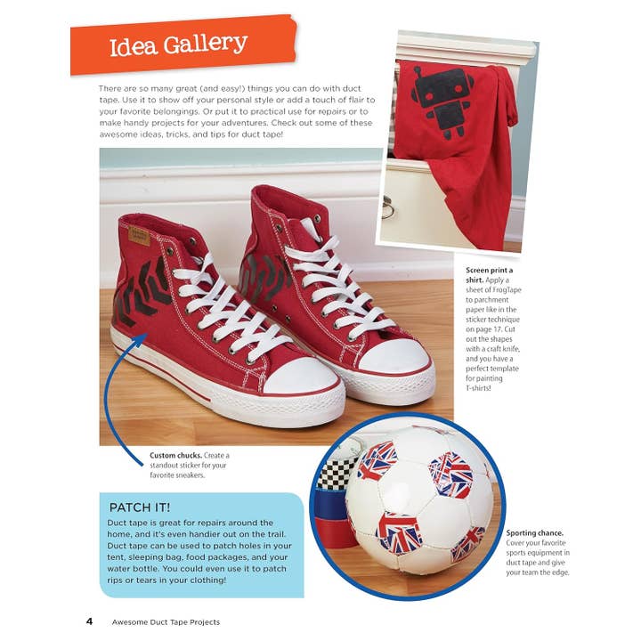 Fox Chapel Publishing - Wholesale Crafts, Hobbies & DIY - Awesome Duct Tape Projects, Adventure Edition4