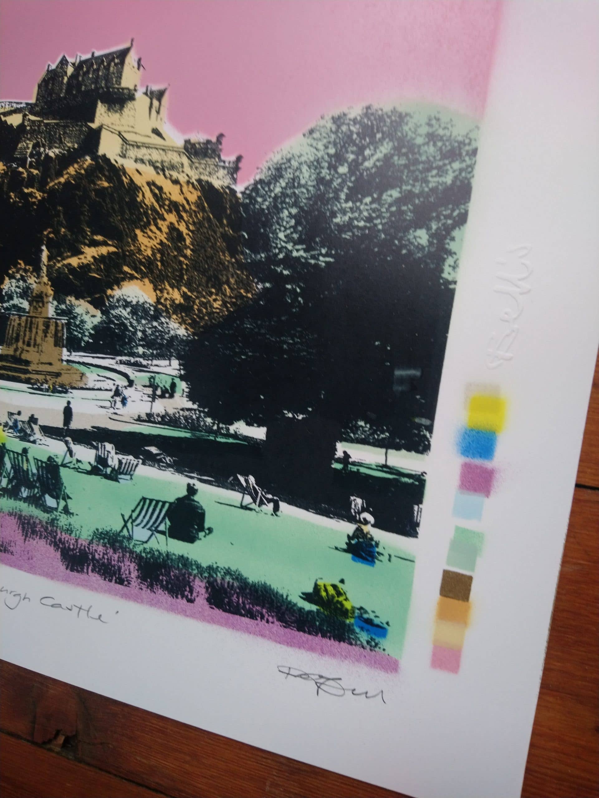 Bell's Galleries – wholesale Konsttryck – Edinburgh slott6