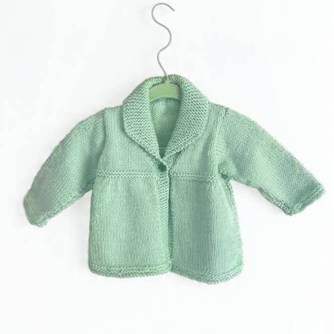 Green Knitted Cardigan for wholesale by Maison Sunny