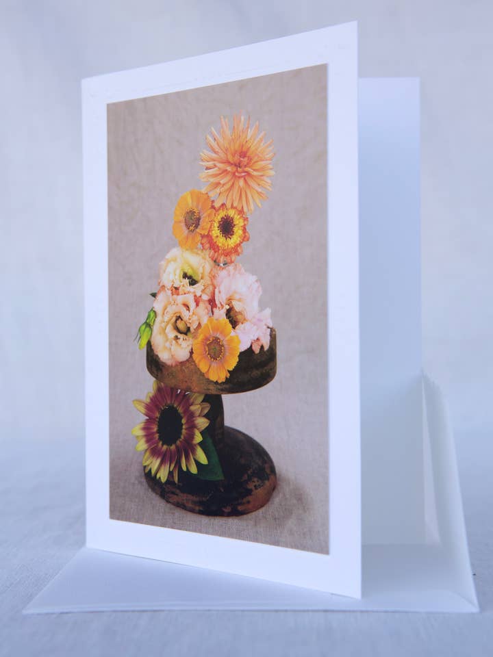 Flower Cake - Handmade Greeting Card for wholesale by Sonoma Chicks