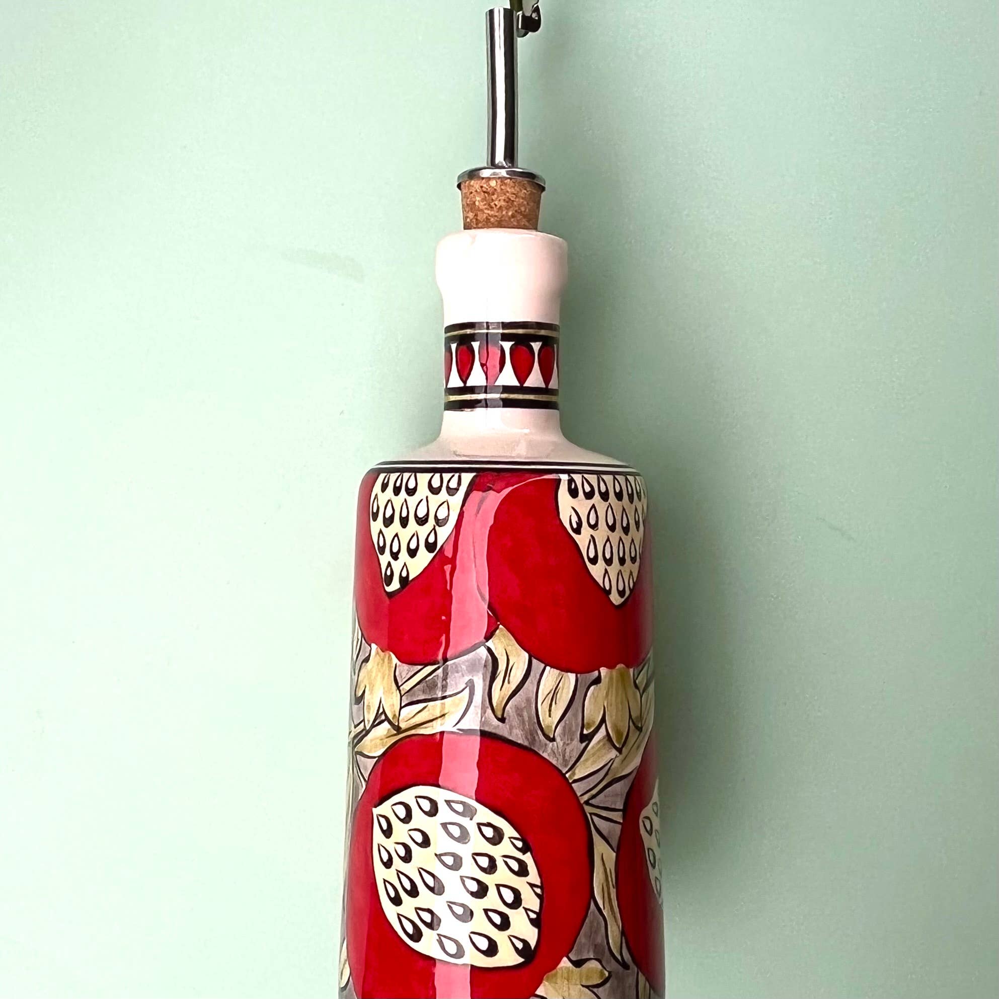 Melek&Maya - Wholesale Oil/Vinegar Dispenser - iznik ceramic oil bottle3