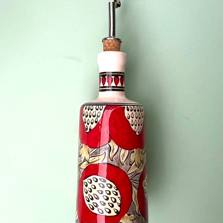Melek&Maya - Wholesale Oil/Vinegar Dispenser - iznik ceramic oil bottle3