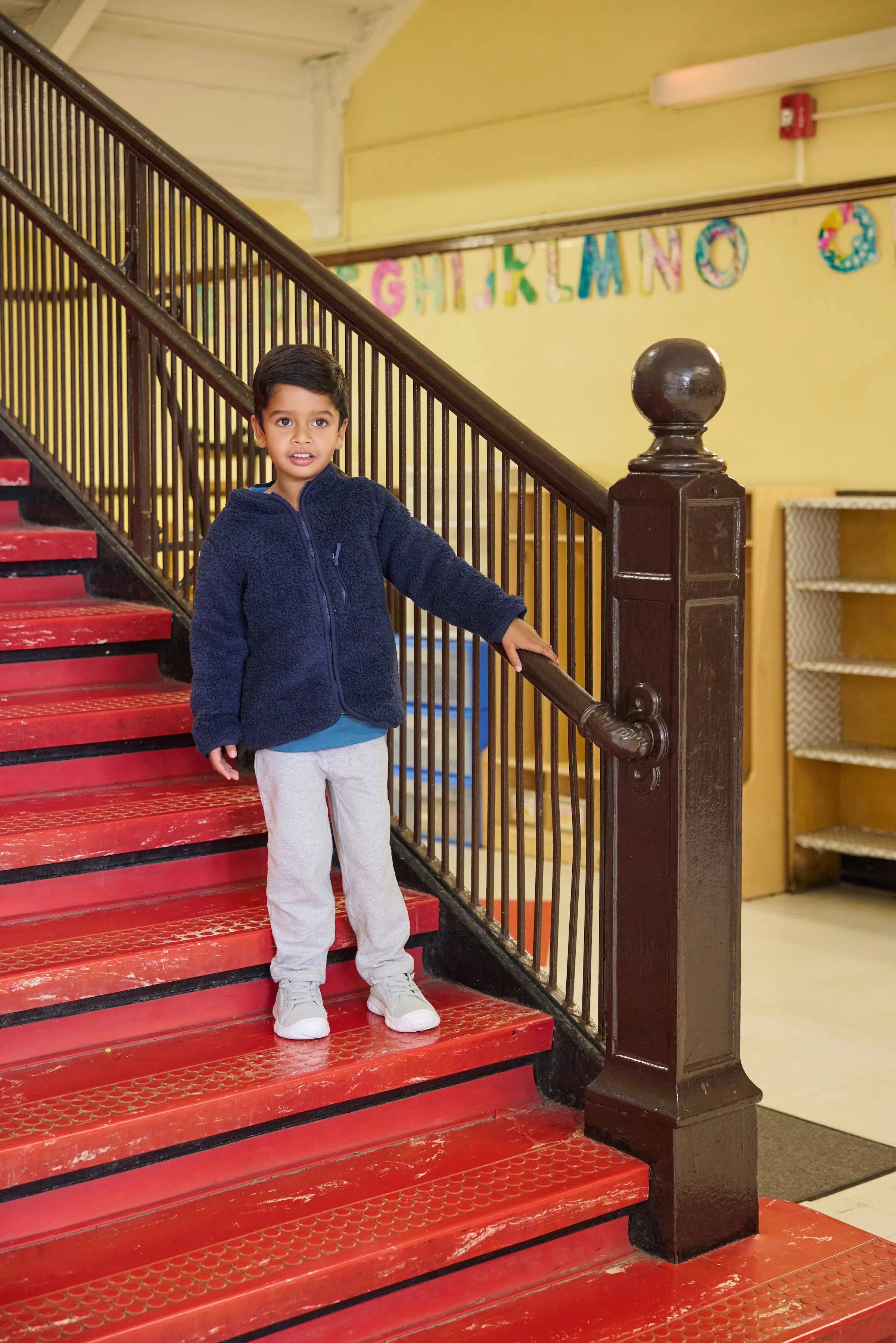 Monica + Andy – wholesale Jacket – Child – Sherpa Jacket_Navy4