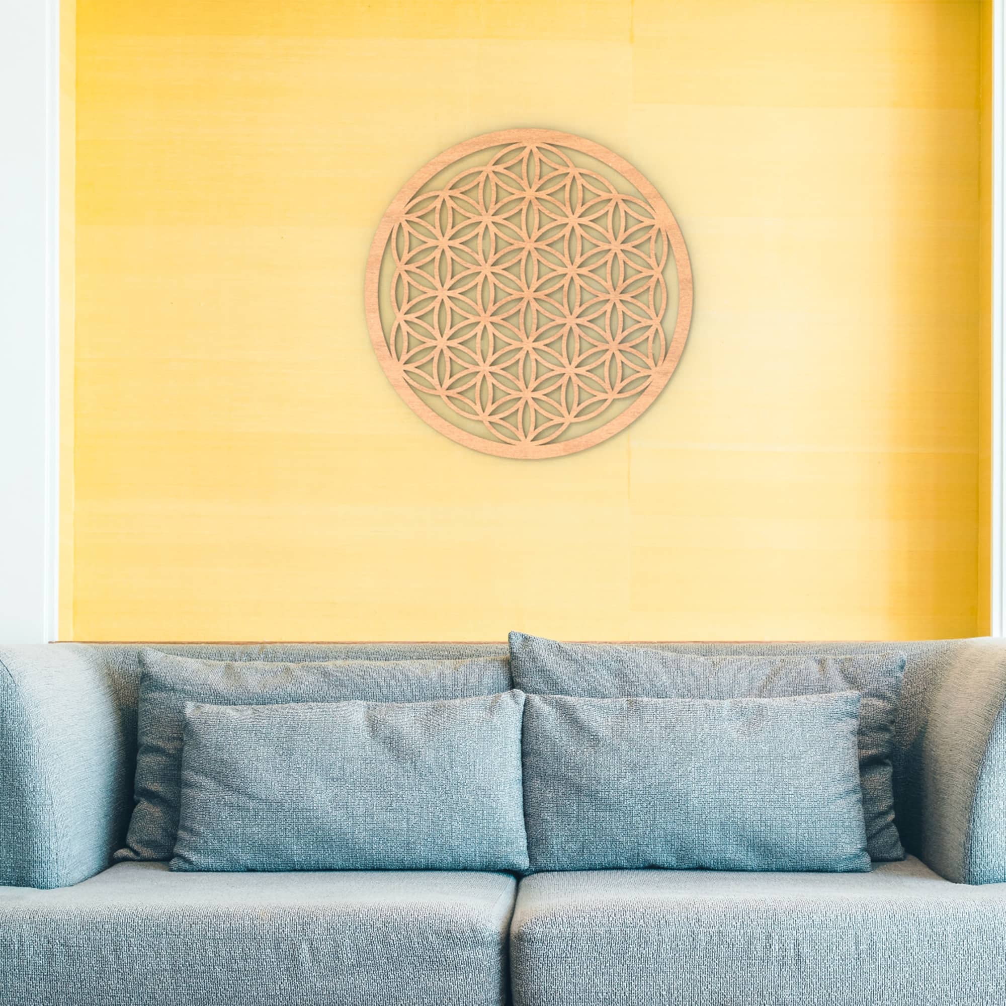 PeroWorx Designs - Wholesale Wall Accent - Flower Of Life Wooden Wall Decoration Panel, Wall Art1
