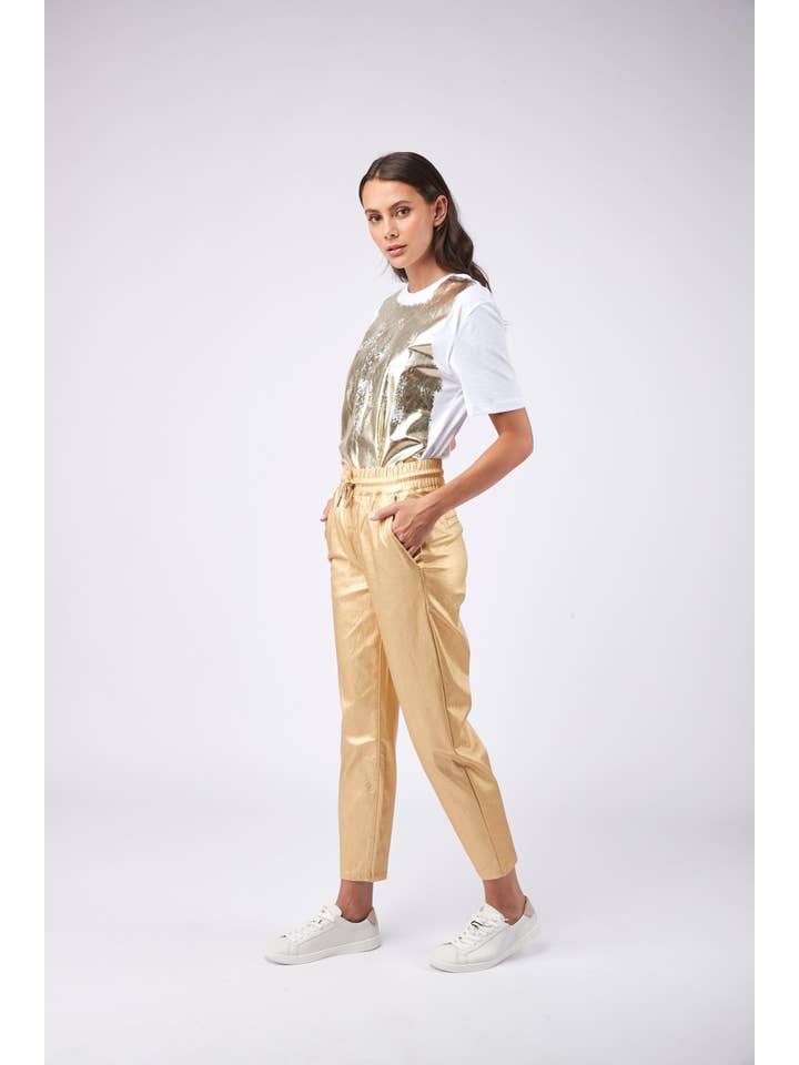 Toxik3 - Wholesale Pants - Women's - Toxik3 pantalon jogger enduit brillant17