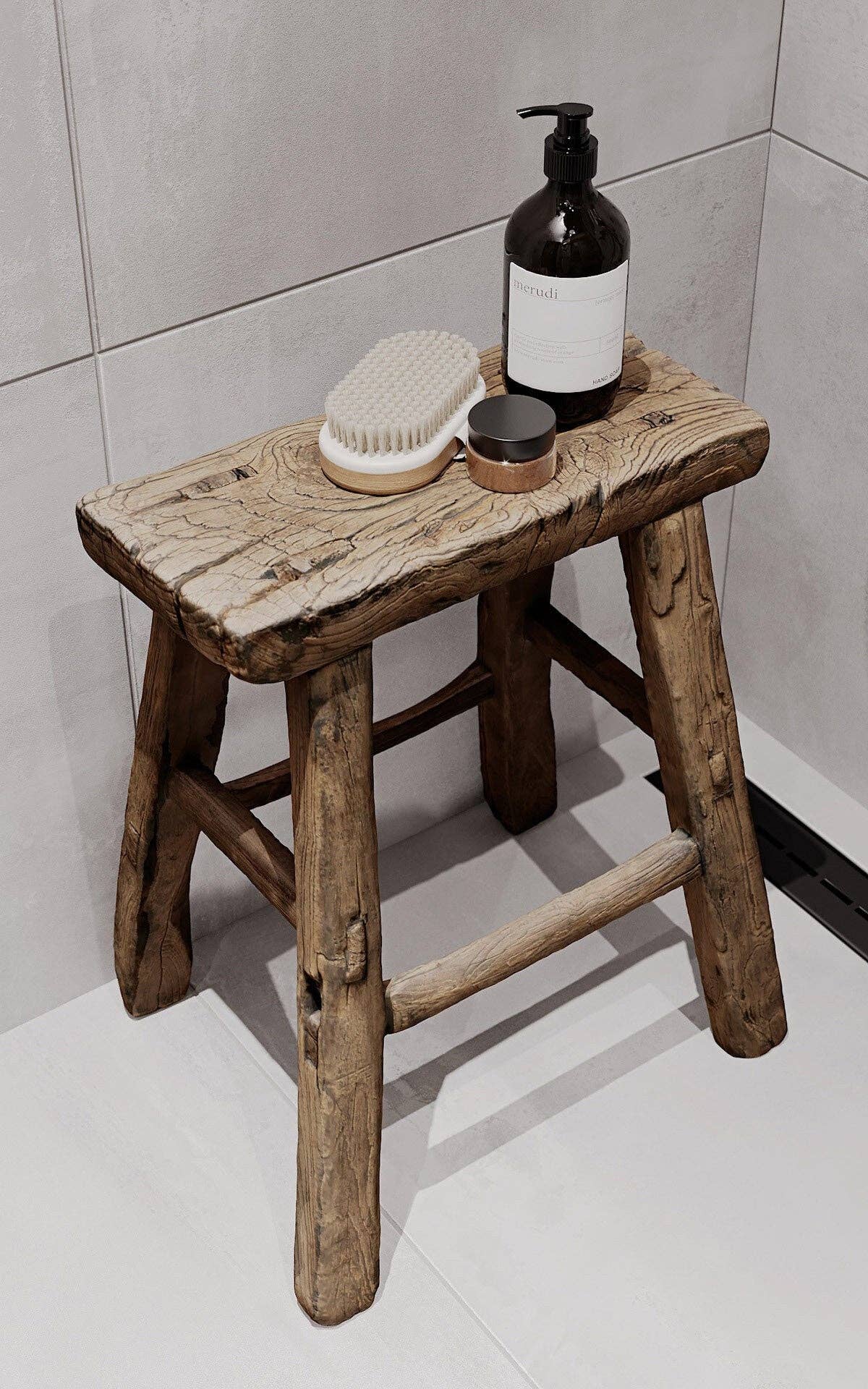 NACH - Wholesale Stool - Antique Milking Stool2
