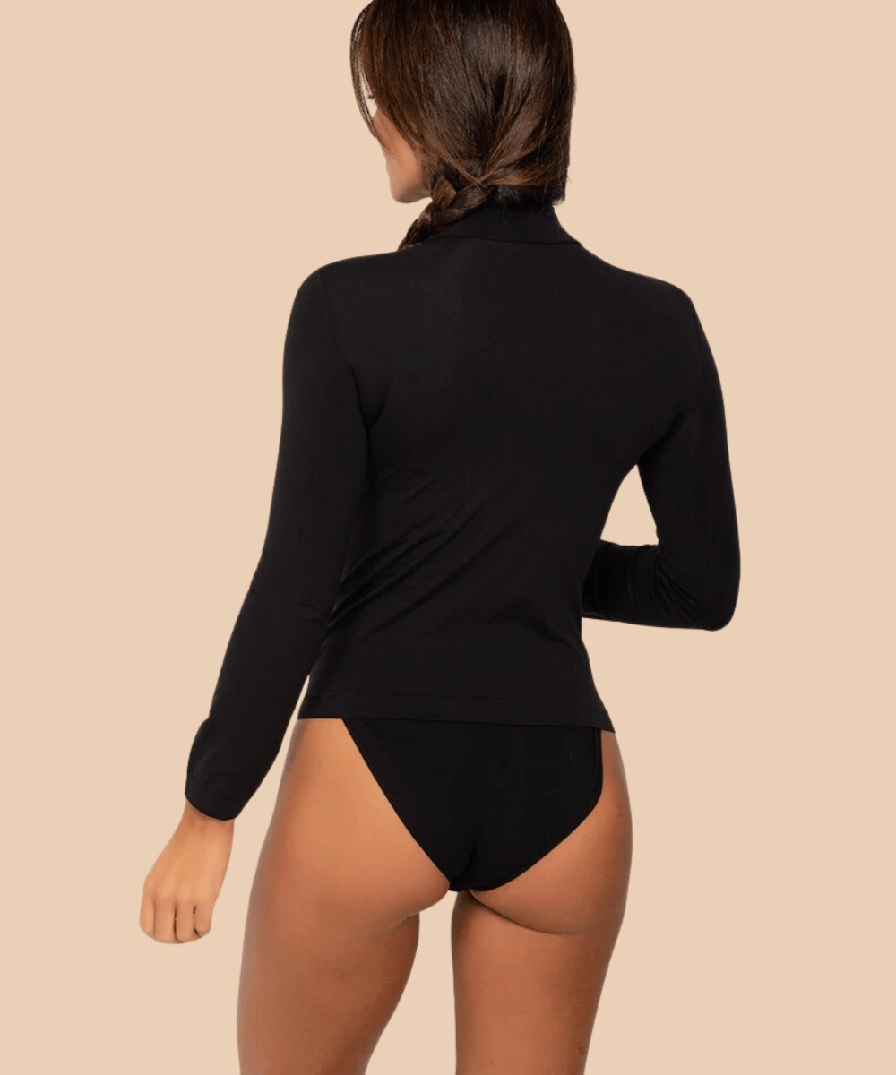 Anaissa – wholesale T-shirt (utan tryck) – Dam – Sömlös 3D-polo Vera1