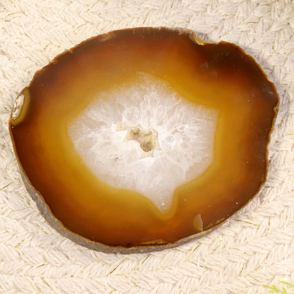 Natures Artifacts Inc - Venta al por mayor Piedras/cristales espirituales - Rodaja de Ágata Natural (Grande)1