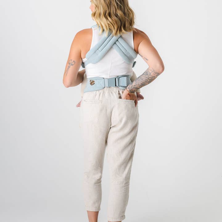 Mabē Baby Carriers – wholesale Baby carrier – The Monarch Carrier - Dream Wash Denim5