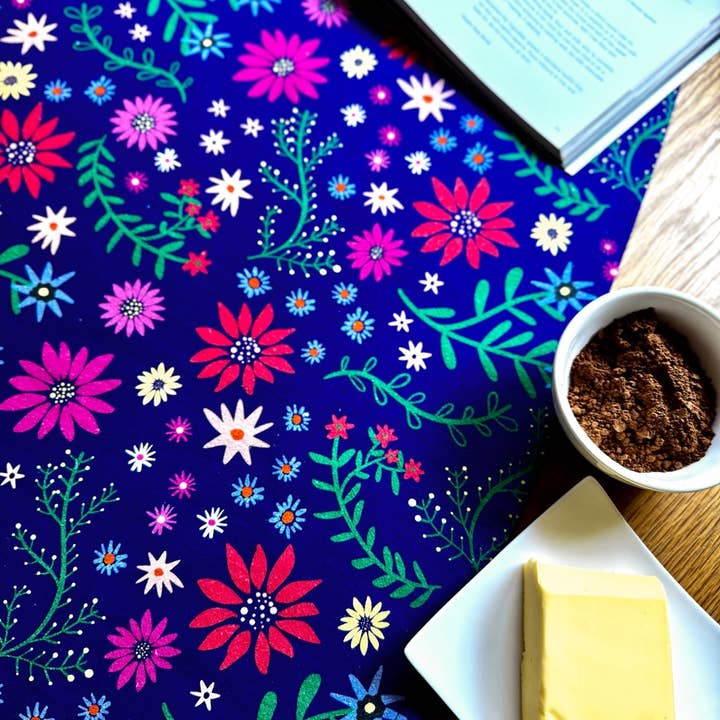 Loopla - Wholesale Tea towel - Wildflower Dreams Cotton Crepe Tea Towel1