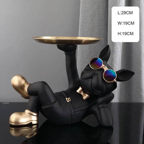 BRECK + FOX - Wholesale Decorative Tabletop Object - French Bulldog Statue3