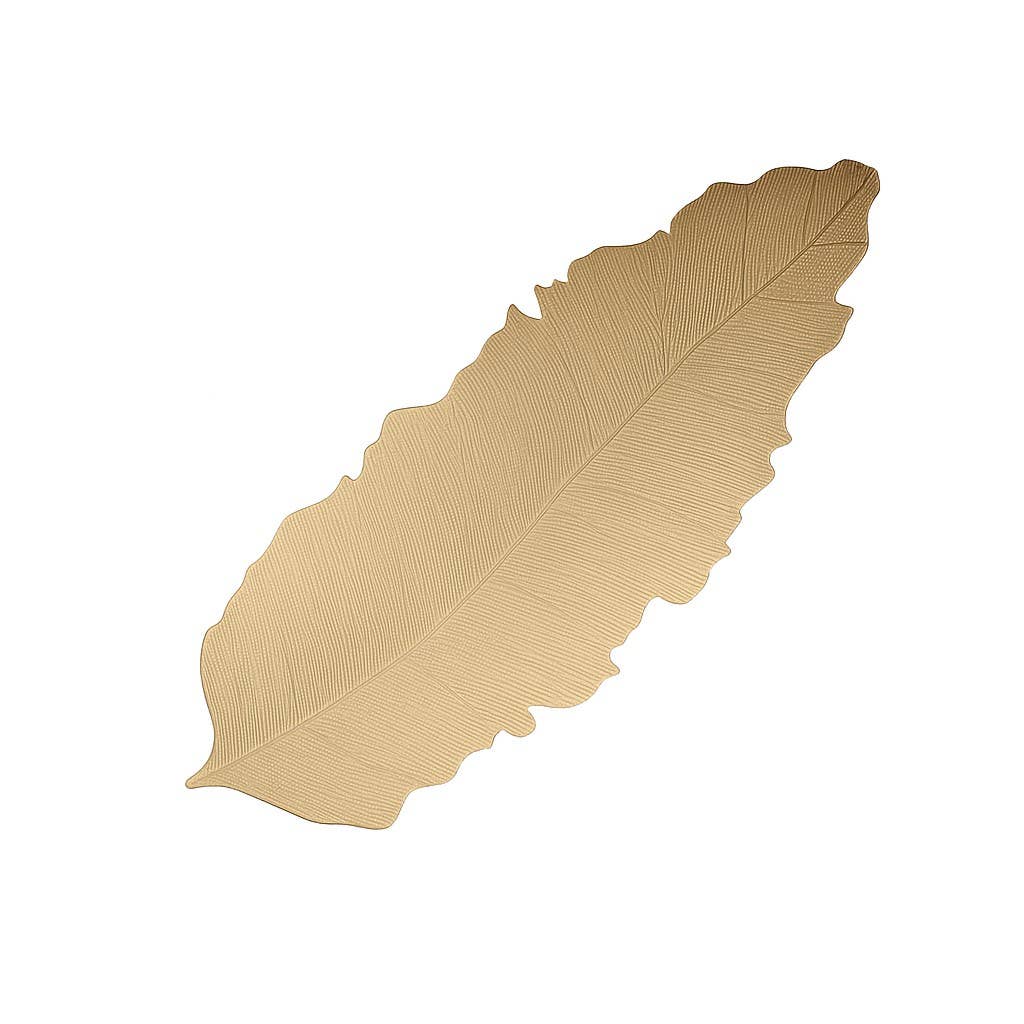 AULICA - Wholesale Placemat - Golden leaf table runner 90x34cm