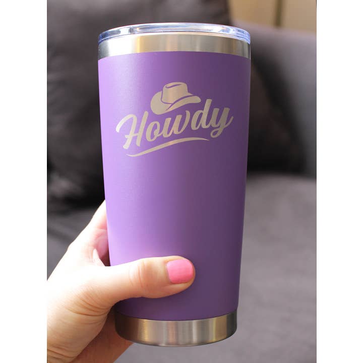 bevvee - Wholesale Insulated Mug/Tumbler - Howdy Insulated Travel Tumbler - Western Party Gifts17