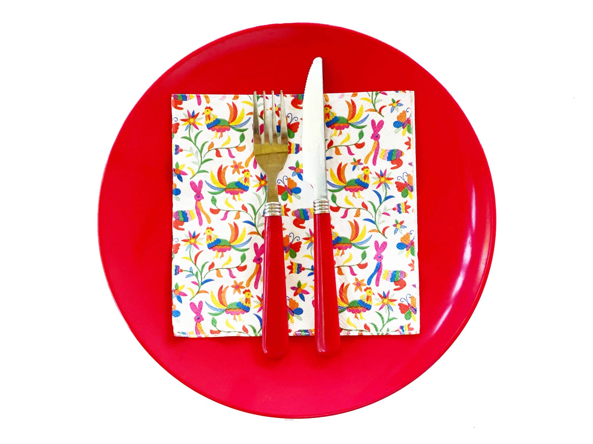 Two Funny Girls - Wholesale Disposable Napkin - Mexican Otomi Print - Paper Luncheon Napkins1