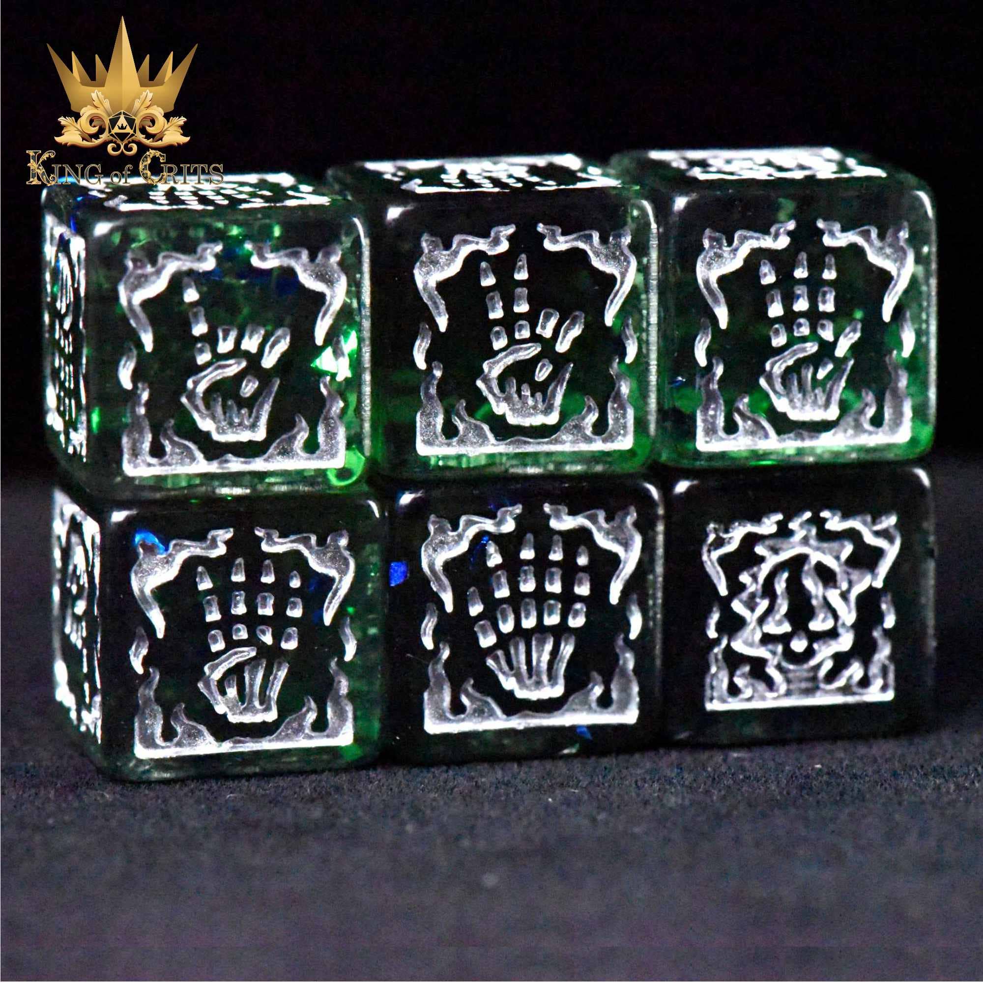 DNDDICE.COM - Wholesale Dice - Crypt of the Necromancer - 11 Dice Set6