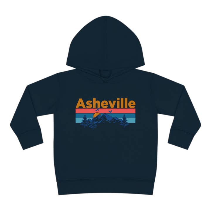 Chandail à capuchon Asheville pour tout-petits - Asheville pour la vente par Hey Mountains