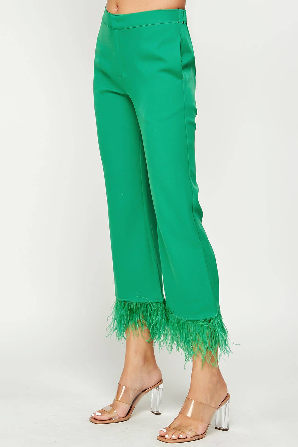 Strut & Bolt - Wholesale Pants - Women's - Feather Trim Flare Pants5