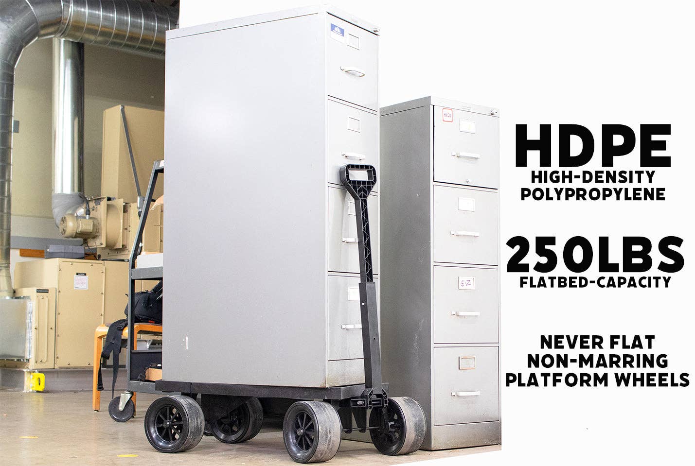 Mighty Max Cart – Großhandel Garten-Caddys – Mighty Max Cart® Utility-Handwagen, schwarze Wanne11