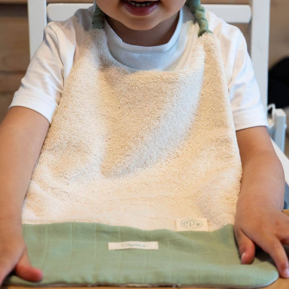 Pitigaïa - Venta al por mayor Babero - Bebé - Babero elástico de algodón orgánico 🌱👶 ideal para la cantina3