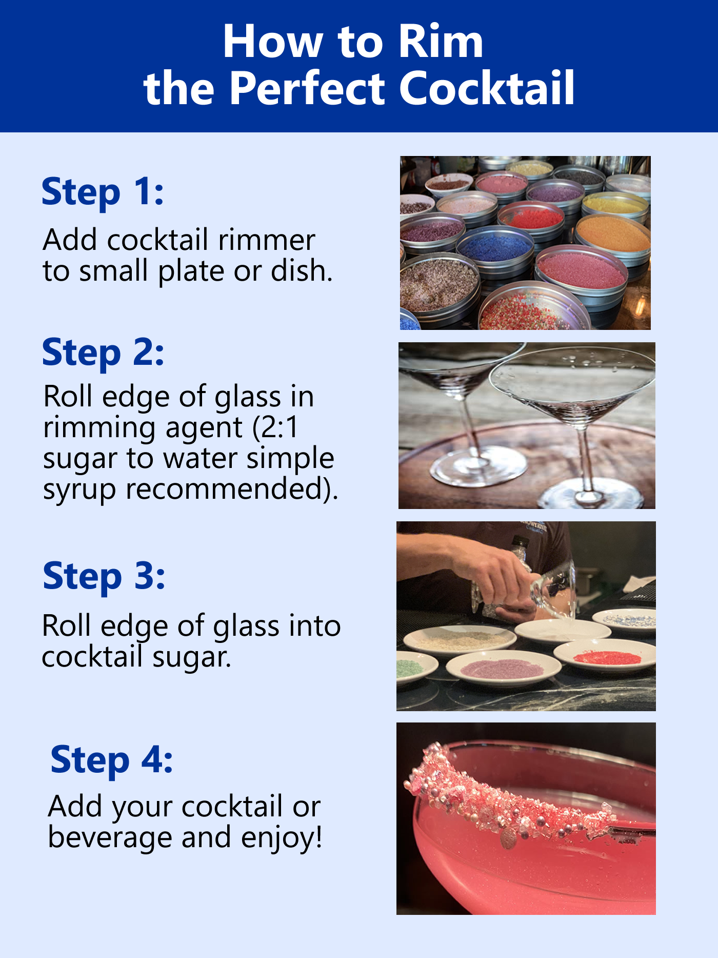 Ultimate Baker - Wholesale Sugar/Sweetener - Snowy River Purple Cocktail Rimming Sugar (1x3oz gift pack)6