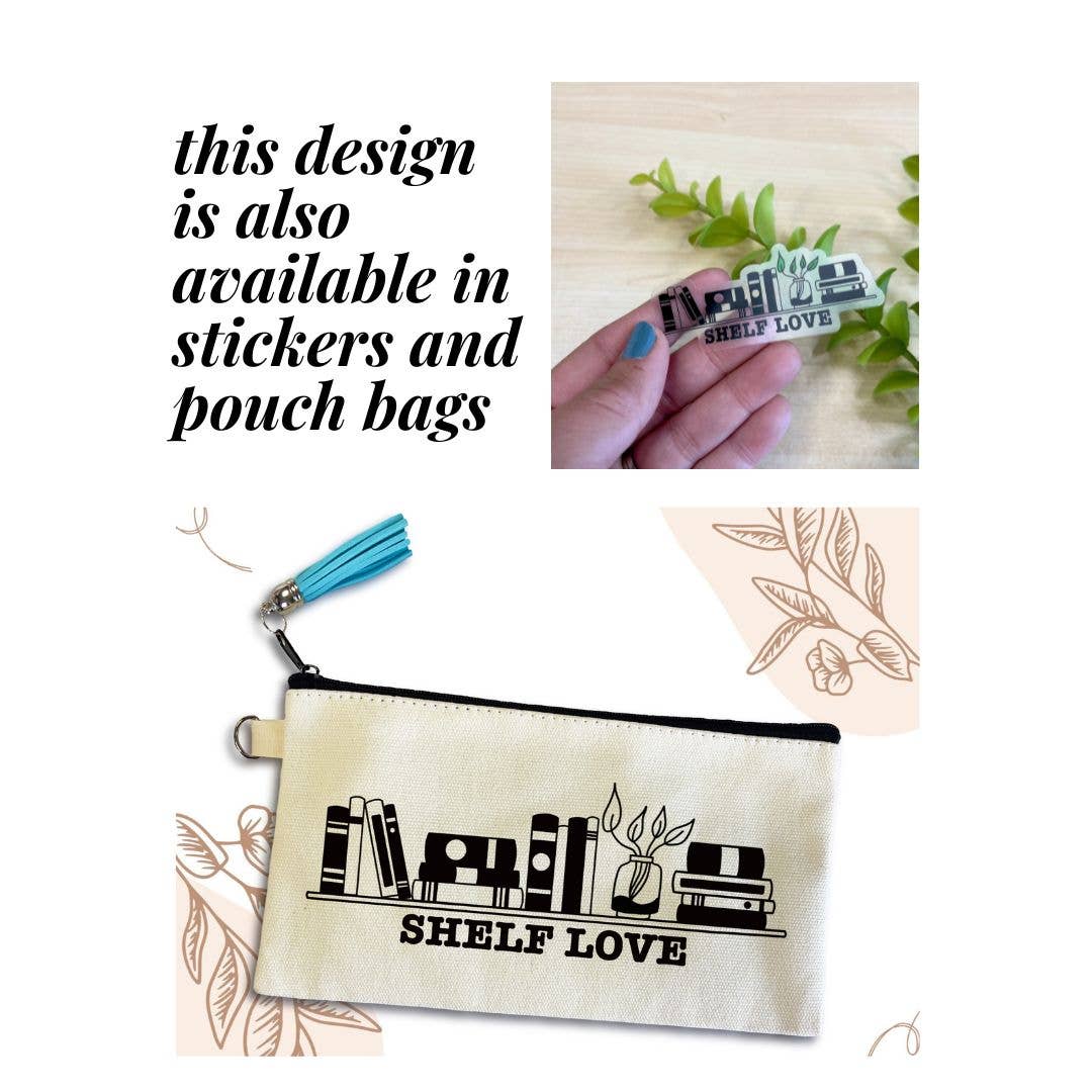 Anna B. Shop - Wholesale Tote Bag - Unisex - Shelf Love Canvas Tote Bag, Book Shop, Custom Bag5