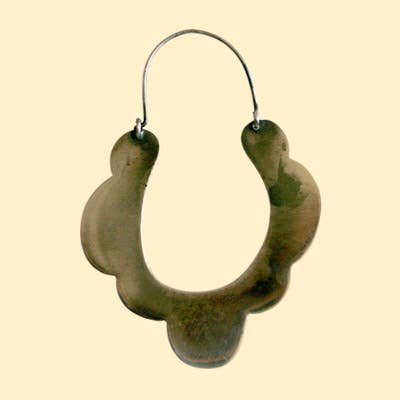 Oxidized Sterling Cloud Arracadas for wholesale by Moosepablos, Inc.