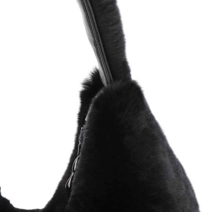 Surell - Wholesale Shoulder Bag - Women's - Rex Rabbit Fur Shoulder Bag3